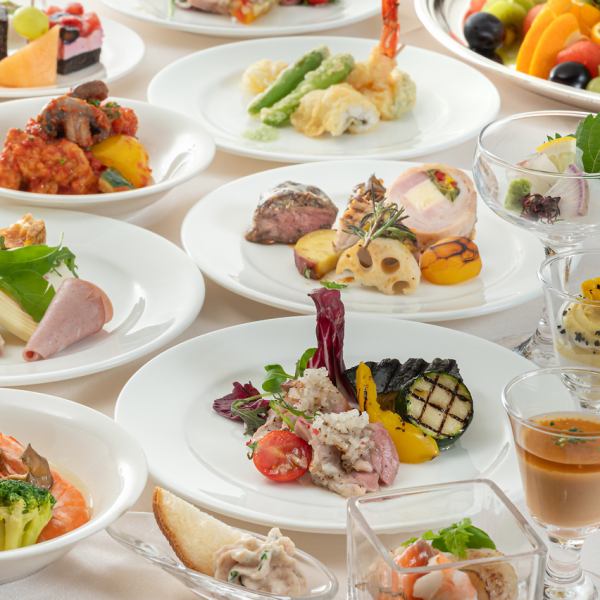 ブッフェプラン（120分飲み放題付）7000円～