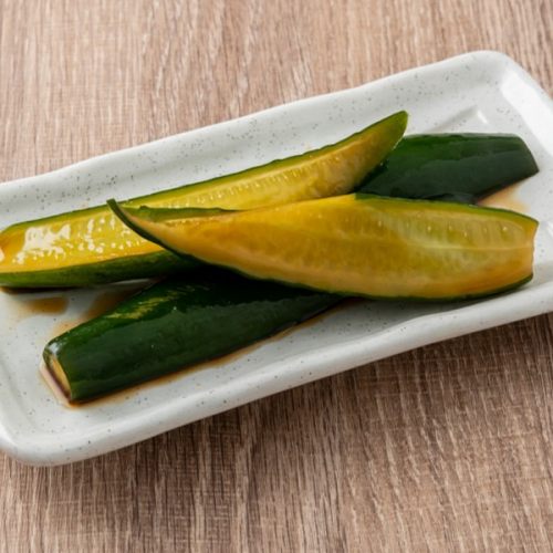 Delicious cucumber (pickled in soy sauce)