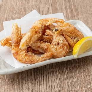 Deep fried whole shrimp