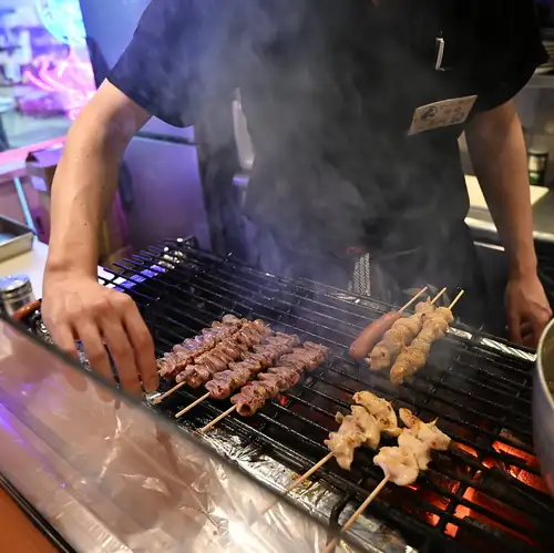 당점의 야키토리는 숯불 구이