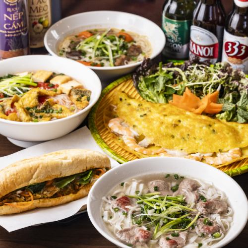 本場の味を再現したベトナム料理