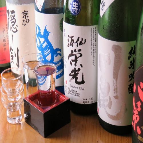 Enjoy delicious sake and enjoy fish dishes!