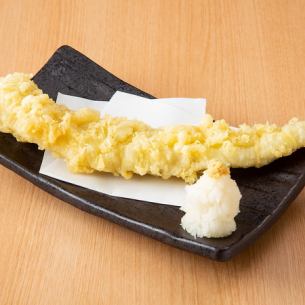 Conger eel tempura