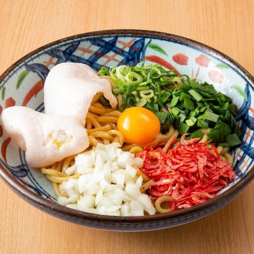 Shrimp soup mazesoba