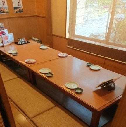 Relaxed legroom with sunken kotatsu seats