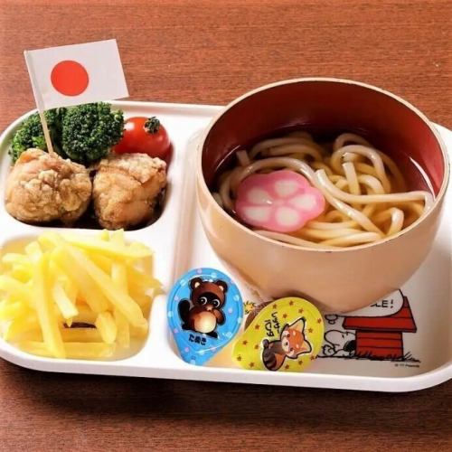 Udon Kids Plate (Drink & Gacha Coin Included)