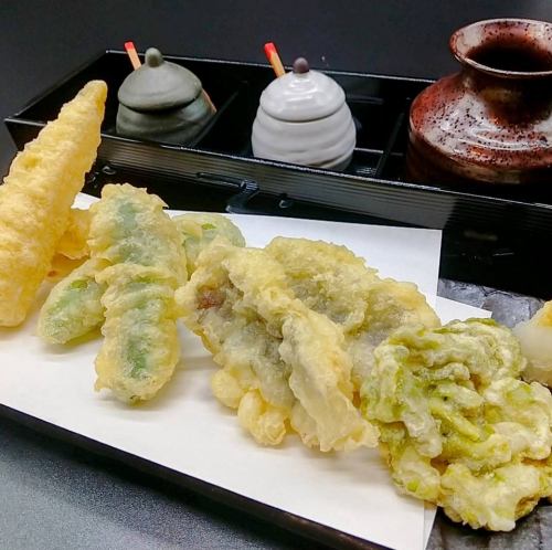 夏の天ぷら盛り