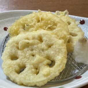 れんこん天ぷら