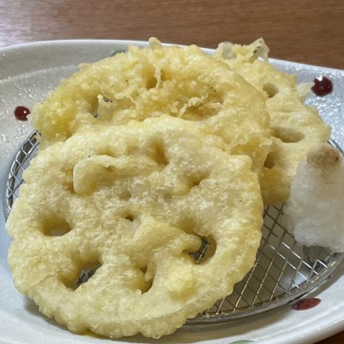 れんこん天ぷら