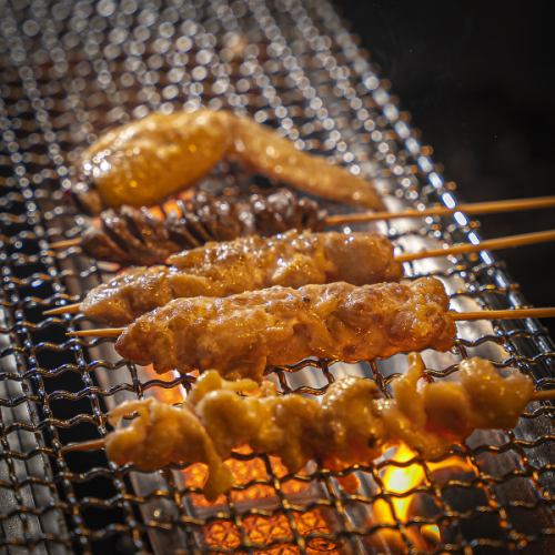 焼き鳥とサクサク串カツの贅沢♪
