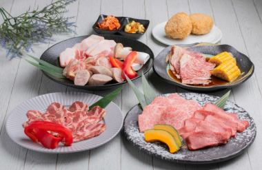 【特撰BBQプラン!】2種の牛タン、糸島ポーク、和牛の炙り焼きなど全10品5000円/1名様