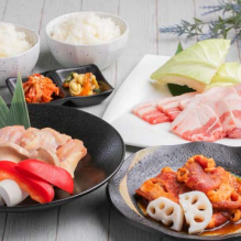 [HAPPY Plan] For those who want to eat heartily ♪ 7 dishes in total / 4 hours of BBQ + 2 hours of all-you-can-drink for 5,000 yen / per person