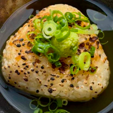 Grilled rice ball onigiri