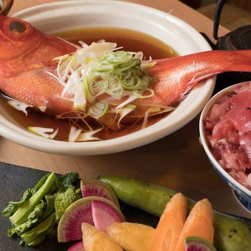 【はなたれの一番人気コース】地野菜、地魚が楽しめる♪全6品◆はなたれコース3300円(税込)