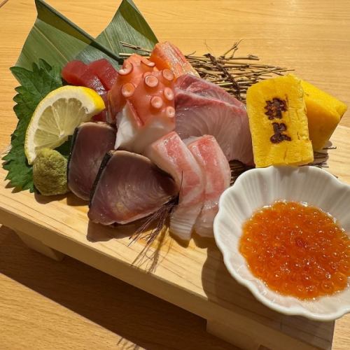旬のお造り　豪快下駄盛り