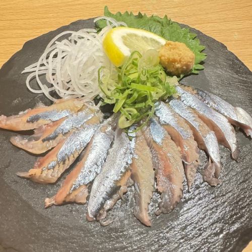 秋刀魚の塩焼き/秋刀魚の造り