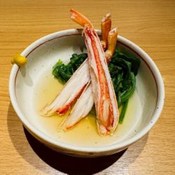 Crab shabu-shabu oden