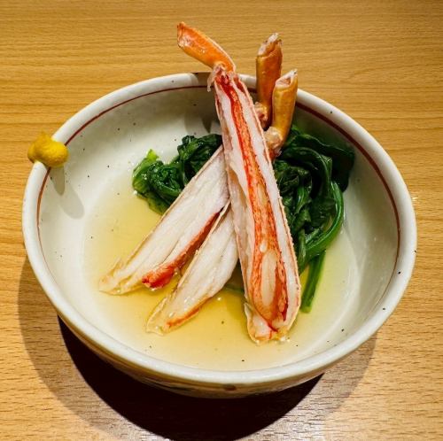 Crab shabu-shabu oden