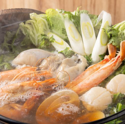 New specialty! Luxurious seafood oden hotpot