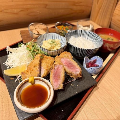 芳寿豚ヒレカツ定食