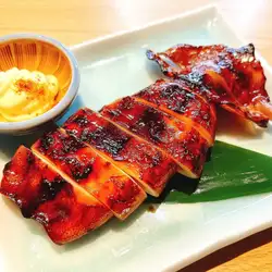 街邊攤的烤魷魚
