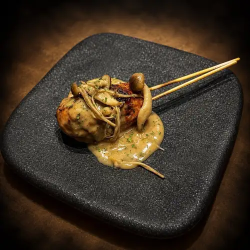 牛肝菌肉丸串