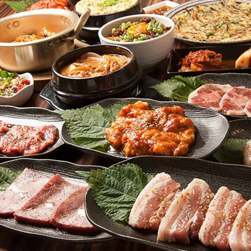 ◆90 minutes of all-you-can-drink included (draft beer available for an additional 500 yen!) ◆Yakiniku & Korean cuisine course from 3,500 yen (tax included) ~ Perfect for all kinds of banquets◎