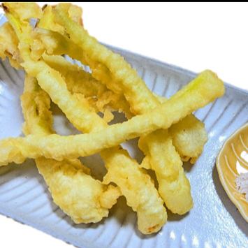 島らっきょう天ぷら