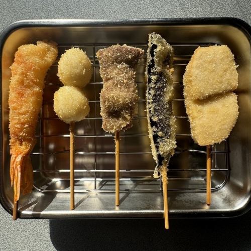 ◆揚げたての串揚げ