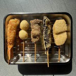 おまかせ 串揚げ5種盛