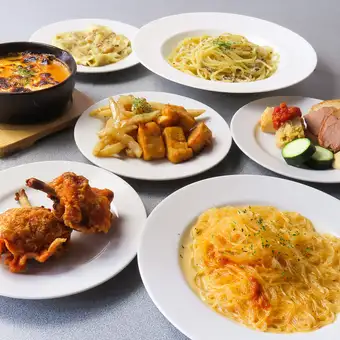 【ビストロキッスイコース】90分飲み放題付|和牛煮込み＆魚・肉のWメイン〈全7品〉5,500円