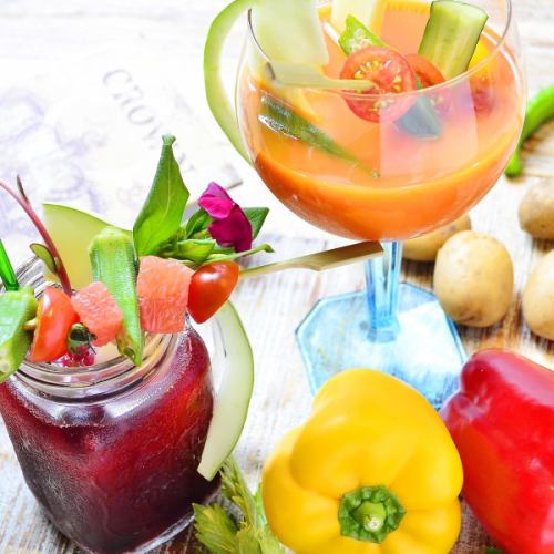 旬な野菜のベジカクテル♪