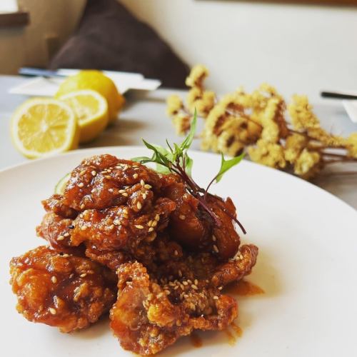 自家製ヤンニョムチキン