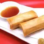 Homemade mixed spring rolls