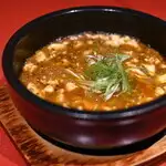 Stone-grilled mapo tofu