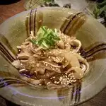 Pig's ear ponzu sauce