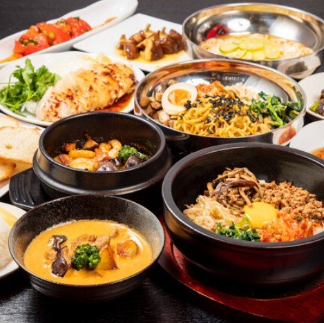 定番から本格派まで多彩な韓国料理をご用意!