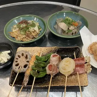 紀の串焼き6本コース【+2,000円で飲み放題可】