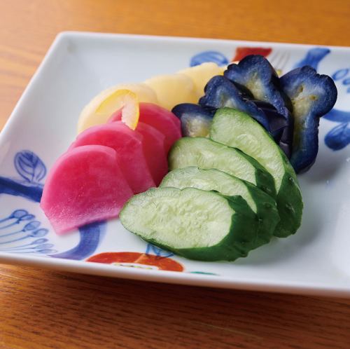 お漬けもの盛り合わせ