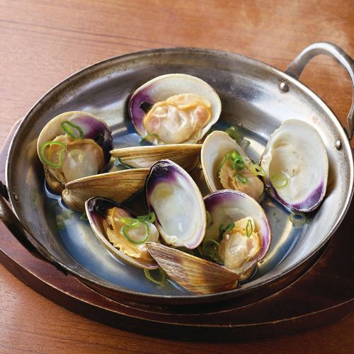 白はまぐりのガンガン焼き