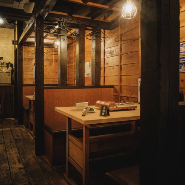 [2 minutes walk from the east exit of Kichijoji Station] The interior of the store is a calm space with a Japanese style and wood grain.It's easily accessible from the station, so it's recommended for parties, etc. It's also open until 10pm, so it's convenient for late-night drinking parties.