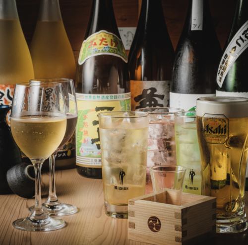 [All-you-can-drink] Over 80 types of shochu and sake that are perfect for Hakata cuisine★1,100 yen per hour