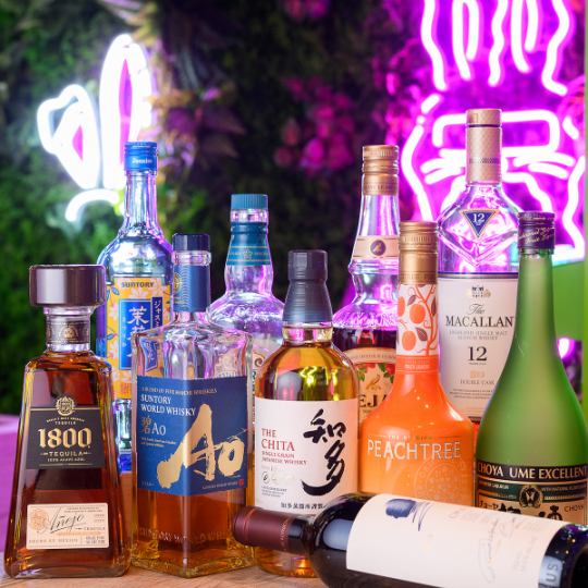 【種類豊富なドリンク】焼酎やスラットはもちろん、ショットドリンクやカクテルなど豊富にご提供♪