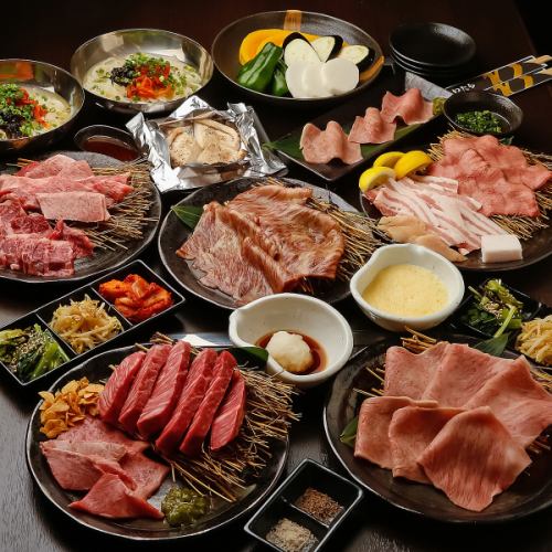 [High-quality beef course] Yakiniku Takumi course 15,000 yen (tax included)