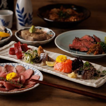 [Welcome/farewell parties/various banquets] 2 hours of all-you-can-drink included <9 dishes total> Enjoy the specialties of Urameshiya ◎ [Urameshi Course]