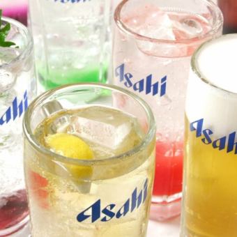 《火・水・木限定 女子会コース　梅》　全6品　時間無制限飲み放題付3000円（税込）