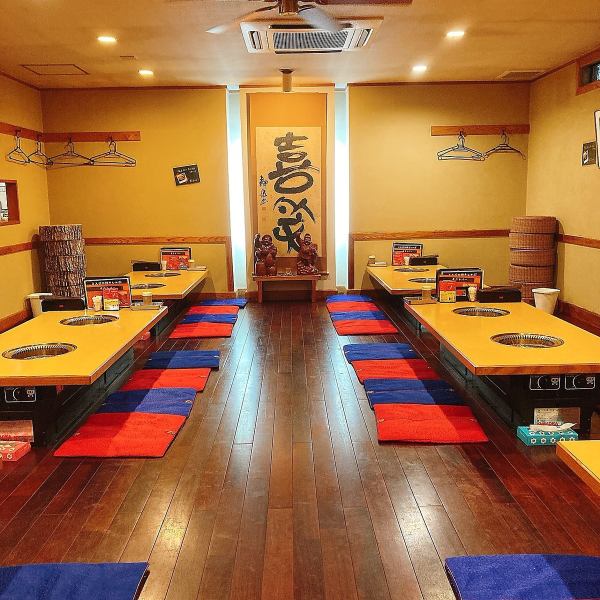 [Private rooms are available! There are plenty of tables, tatami rooms and seats ♪] There are plenty of tatami rooms, so it is perfect for those who want to take off their shoes and spend a relaxing time ◎ Also, for those who want to enjoy casually, the table is recommended ☆ The popular tatami room will be guided in the order of arrival, so aim for an early time! (* Only available for 5 people or more during busy times and weekends)