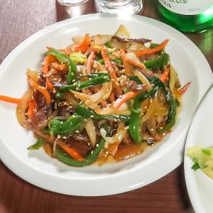 チャプチェ(韓国春雨炒め)