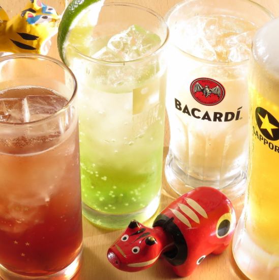 人気の福島地酒も一部飲み放題OK!90分単品飲み放題1800円~