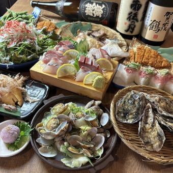 [3/1~] 10-dish 2-hour all-you-can-drink course 5,500 yen (tax included) including mochi pork cutlet and green onion toro sushi